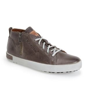 Blackstone JL24 leather mid zipper sneaker 36